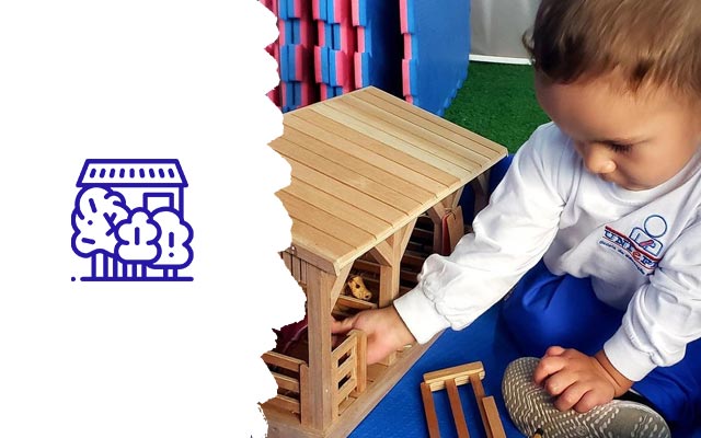 escola de educação infantil uniepre unidade cantareira - criança construíndo