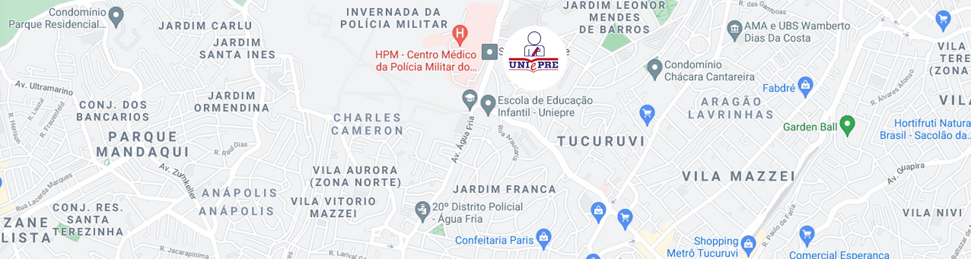 mapa de localização escola uniepre