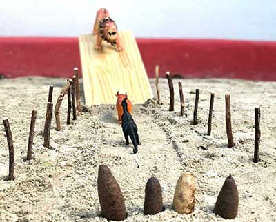 Atividade no tanque de areia - Educação Infantil Uniepre