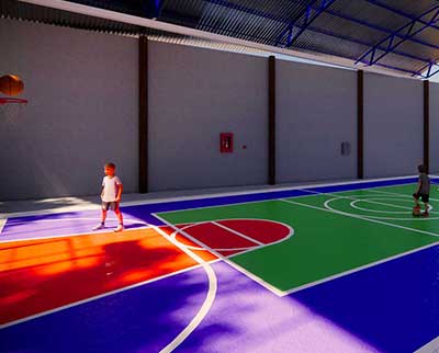 Quadra poliesportiva - Escola Uniepre